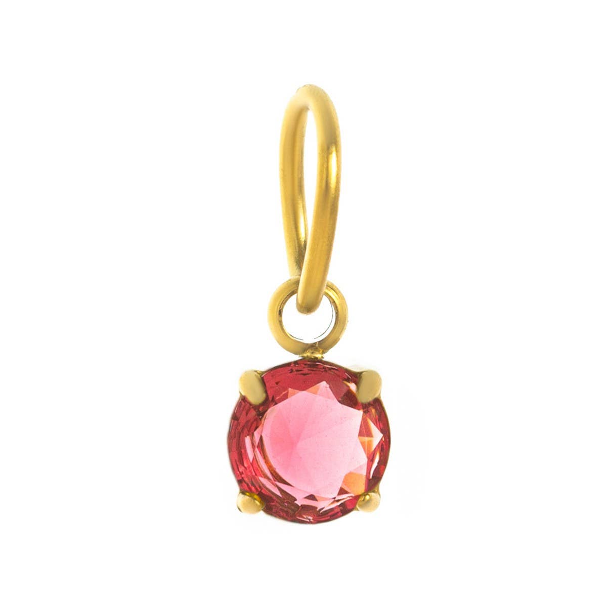 Colored Birthstone DIY Stainless Steel Necklace