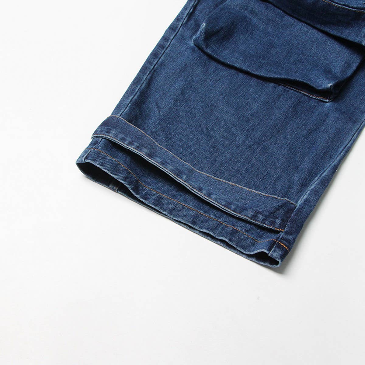 MULTI POCKET LOOSE WIDE LEG CARGO PANTS JEANS