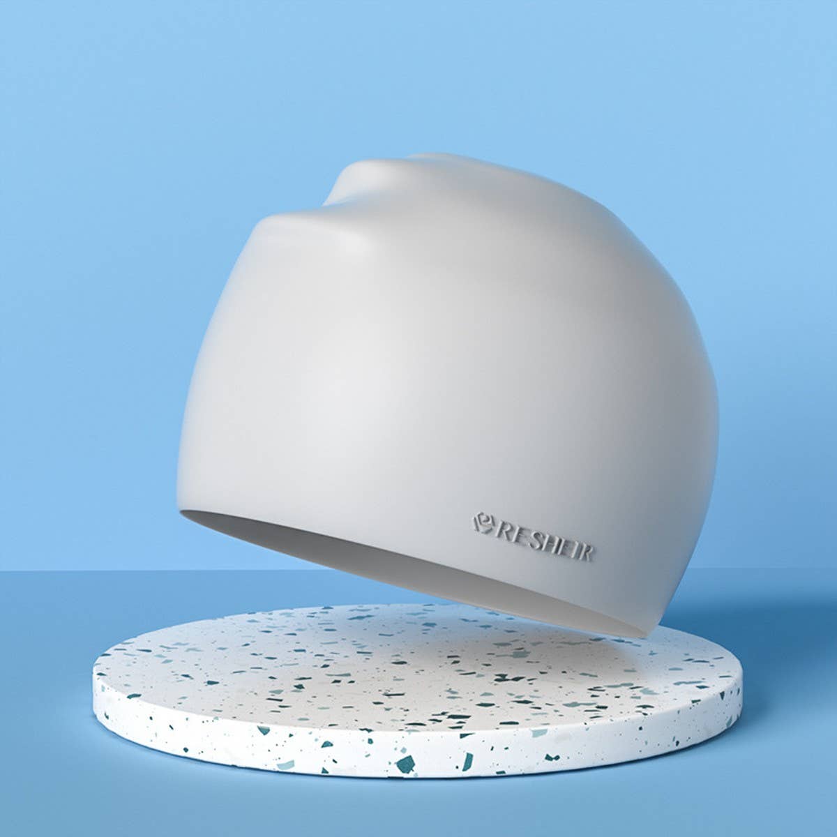 Unisex Silicone Swim Cap for Long Hair & Ears