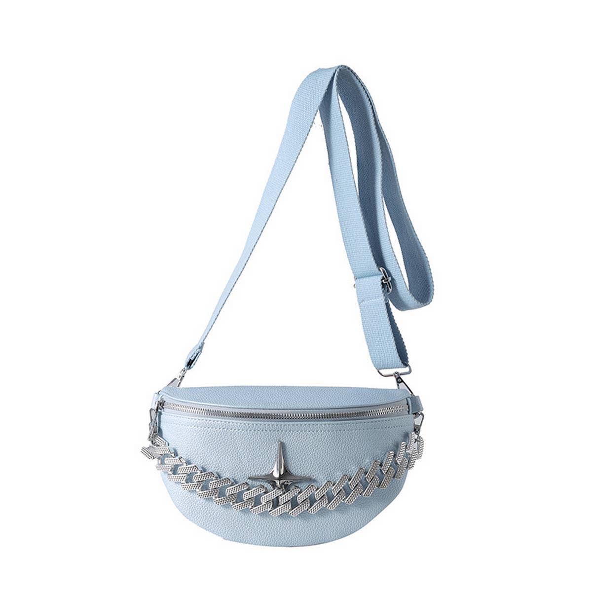 BELT BAG , CROSSBODY BAG SUMMER WITH CHUNKY CHAIN_CWAB2067