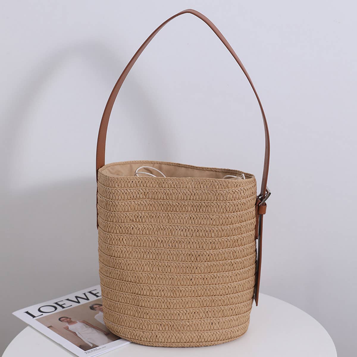 WOMEN NEW VERSATILE SHOULDER WOVEN BAG_CWAB1879