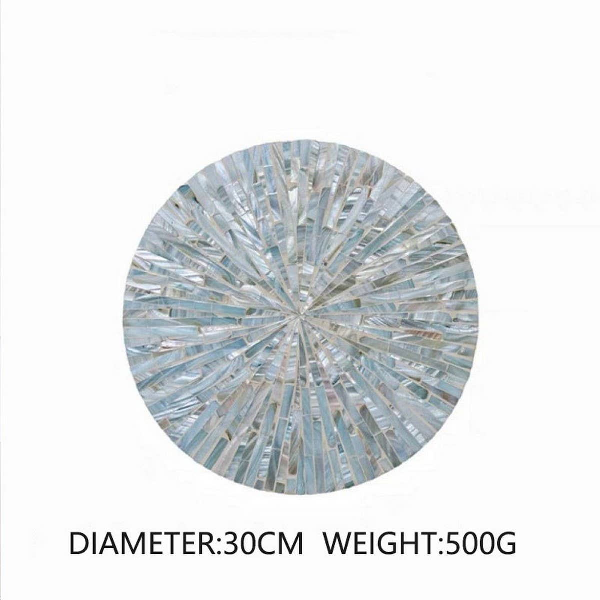 CREATIVE COLORFUL SHELL ROUND PAD INSULATION PAD