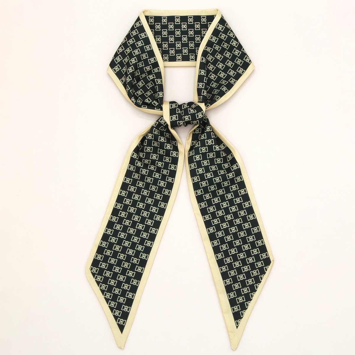 Letter Floral Twilly Scarf ? Hair Ribbon & Bag Tie