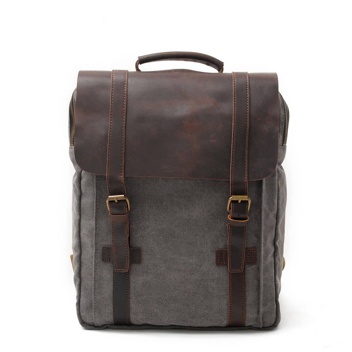 Men¡¯s Retro Canvas Travel Laptop Backpack_CWAB5533