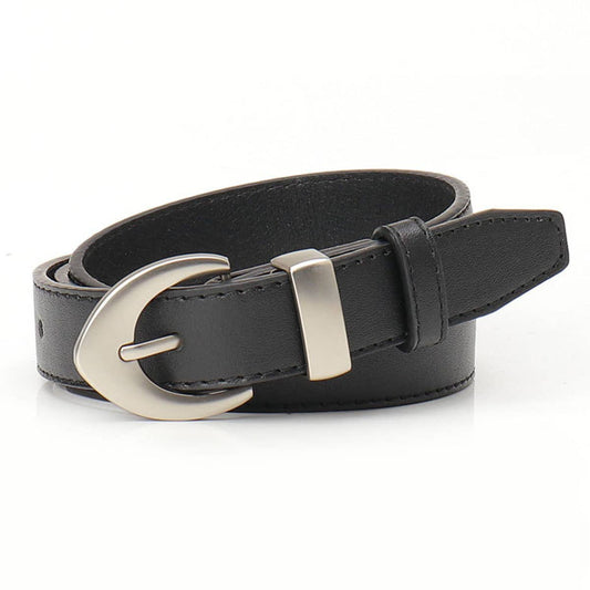 Simple and fashionable leopard print PU belt