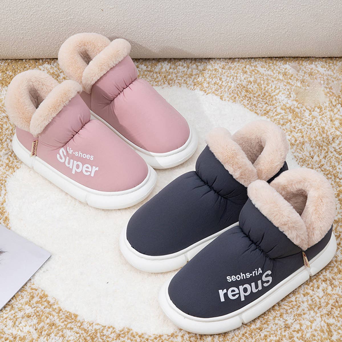 WINTER SLIPPERS WARM  WATERPROOF  HOME HOUSE SHOES
