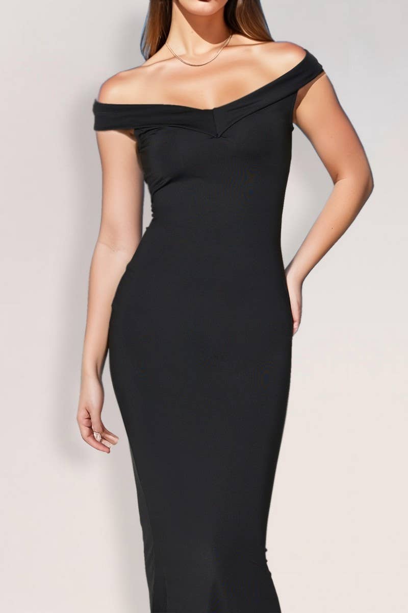 CWDMD4994_SUMMER SEXY OFF-SHOULDER BODYCON MAXI DRESS