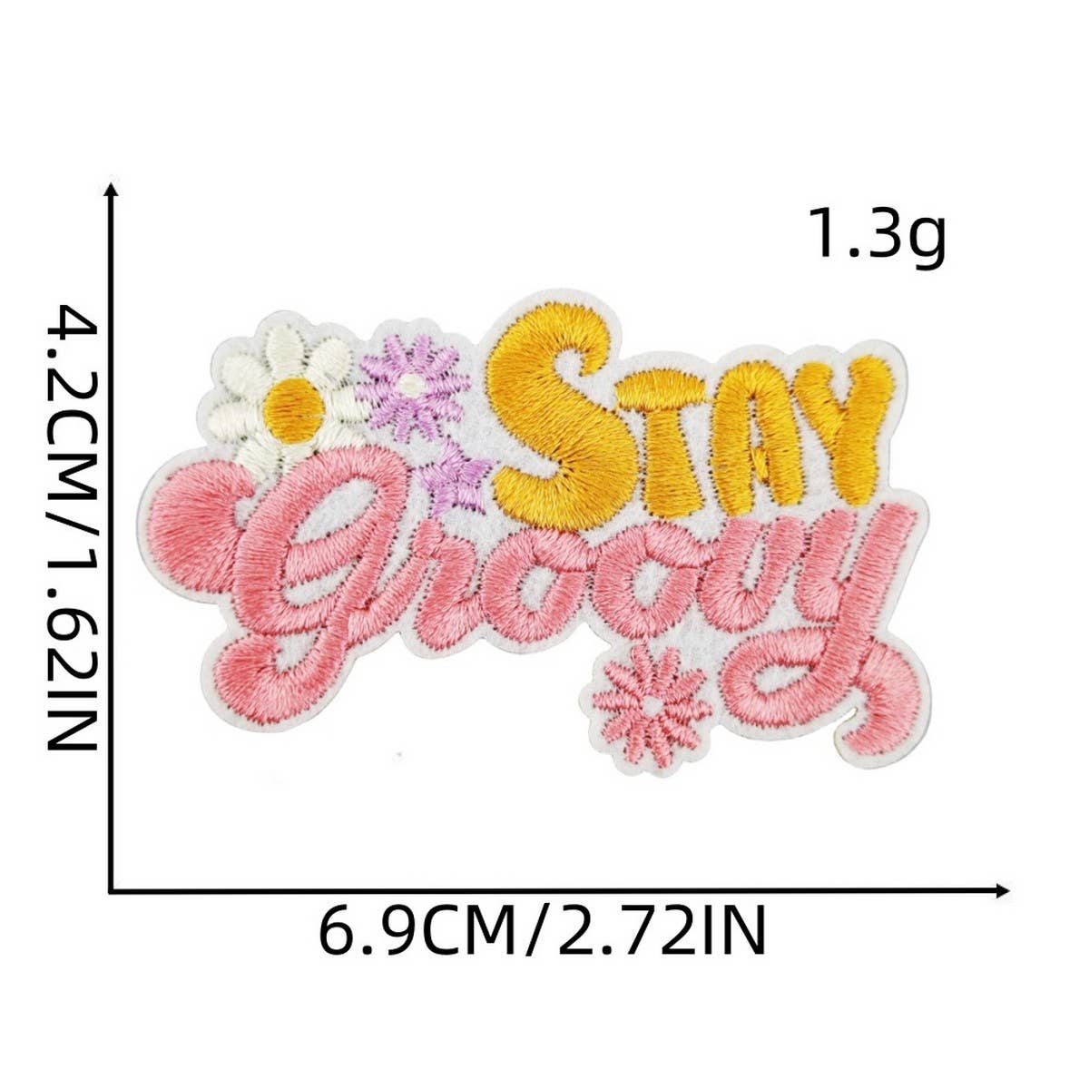 GRAFFITI DECORATED SUITCASE EMBROIDERED PATCH