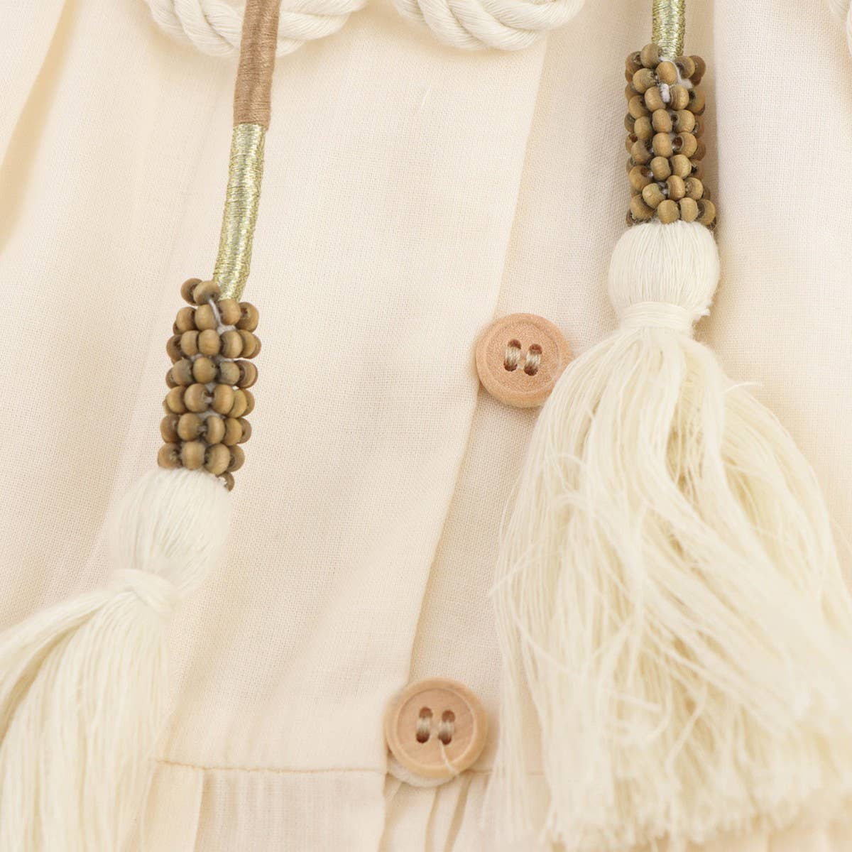 Floral Embroidery MiniDress with Drawstring Cutout