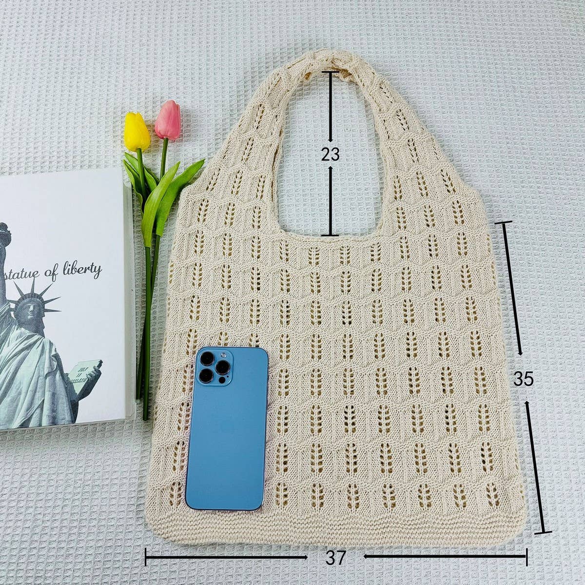 CWAB5066_NEW LARGE CAPACITY KNITTED BAG HOLLOW WOVEN BAG