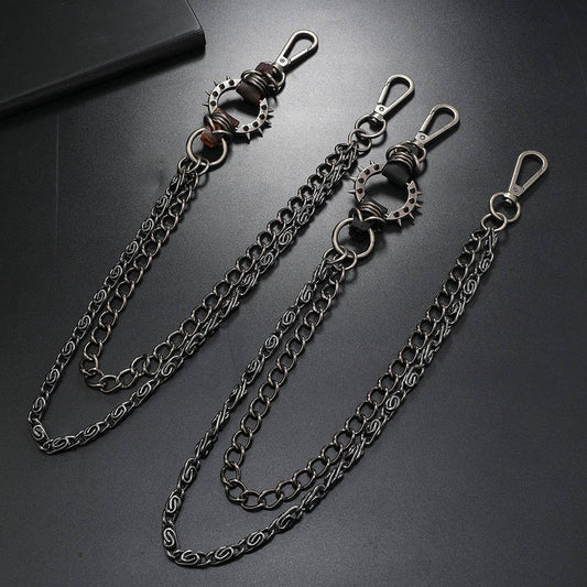 DARK ALL-MATCH TRENDY ALLOY TROUSER CHAIN