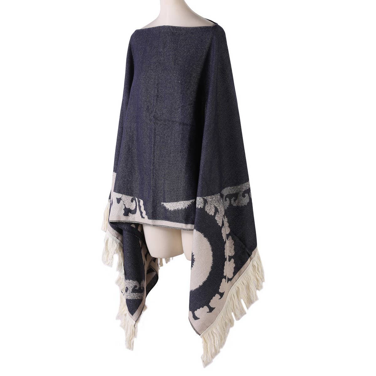 SHAWL WEAR SCARF LEISURE TRAVEL PULLOVER CLOAK