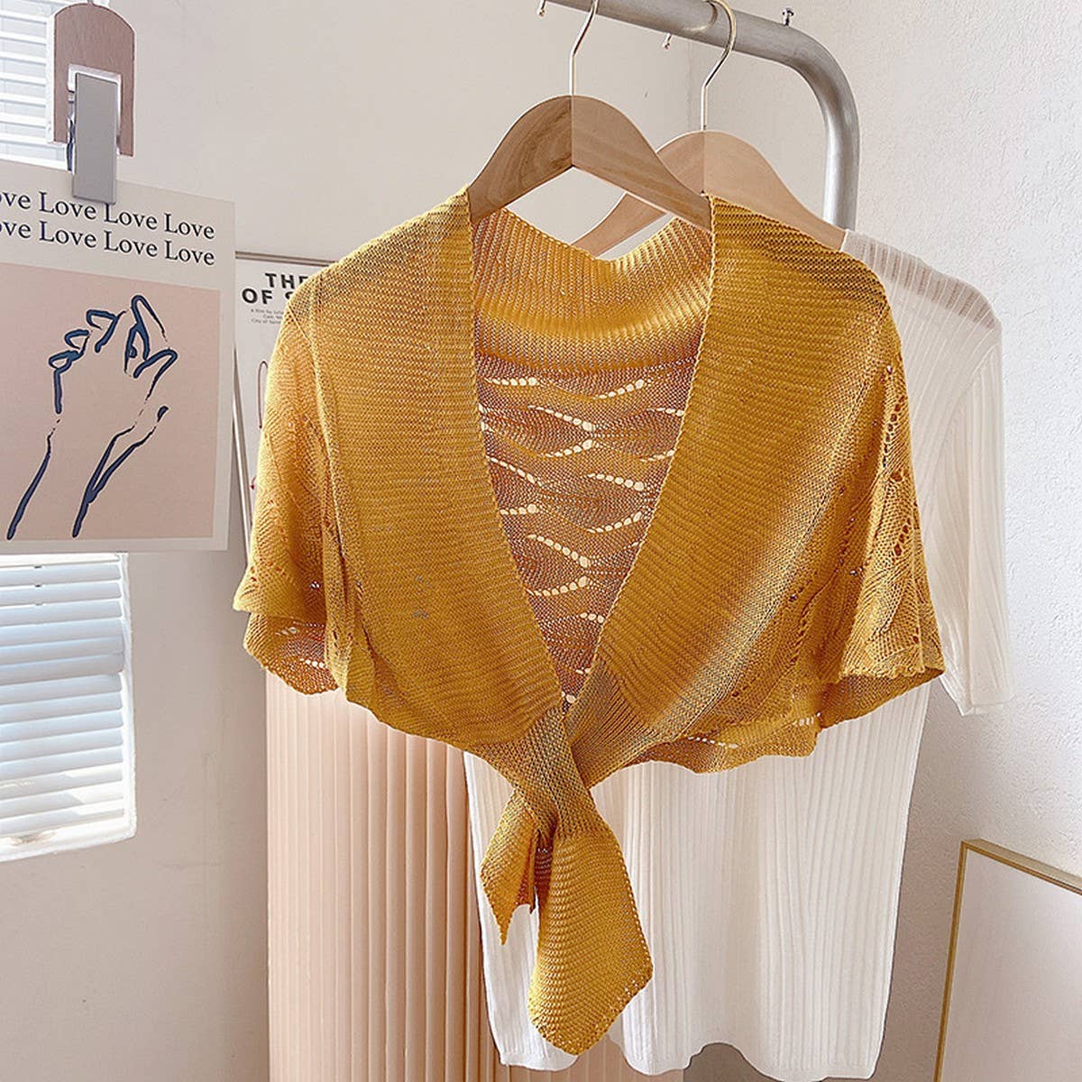 CWASC03115_KNIT MERMAID SHAWL CAPE SUN PROTECTION SCARF