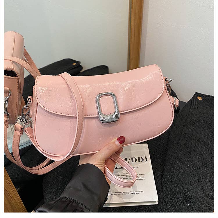 Simple fashionable and textured underarm bag