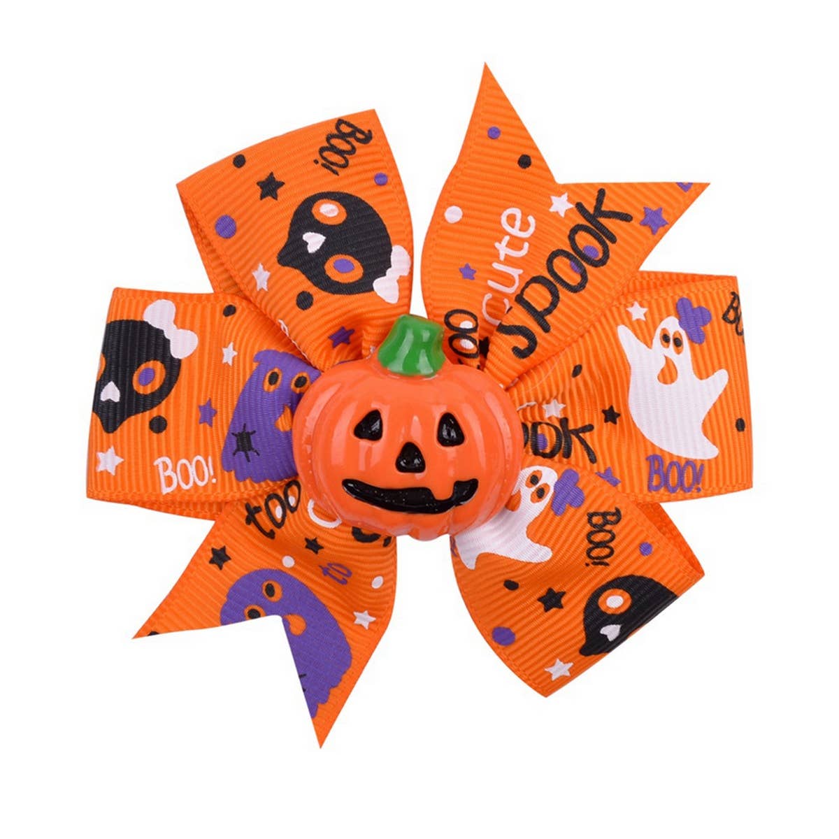 CHILDREN'S HALLOWEEN BAT HEAD HORROR HAIRPIN