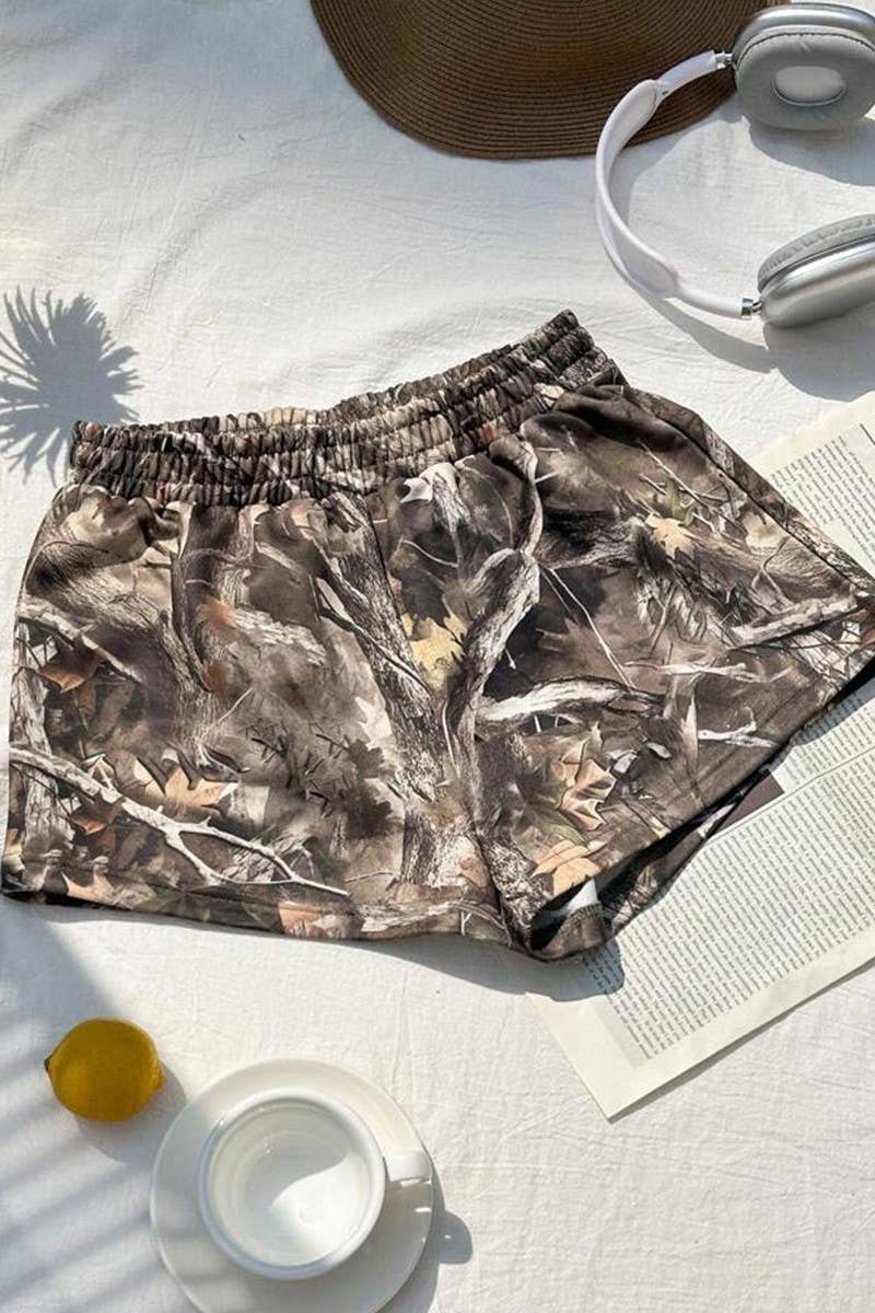 CWBSP0580_SUMMER NEW ELASTIC MILK SILK HOT PANTS A-LINE PANT