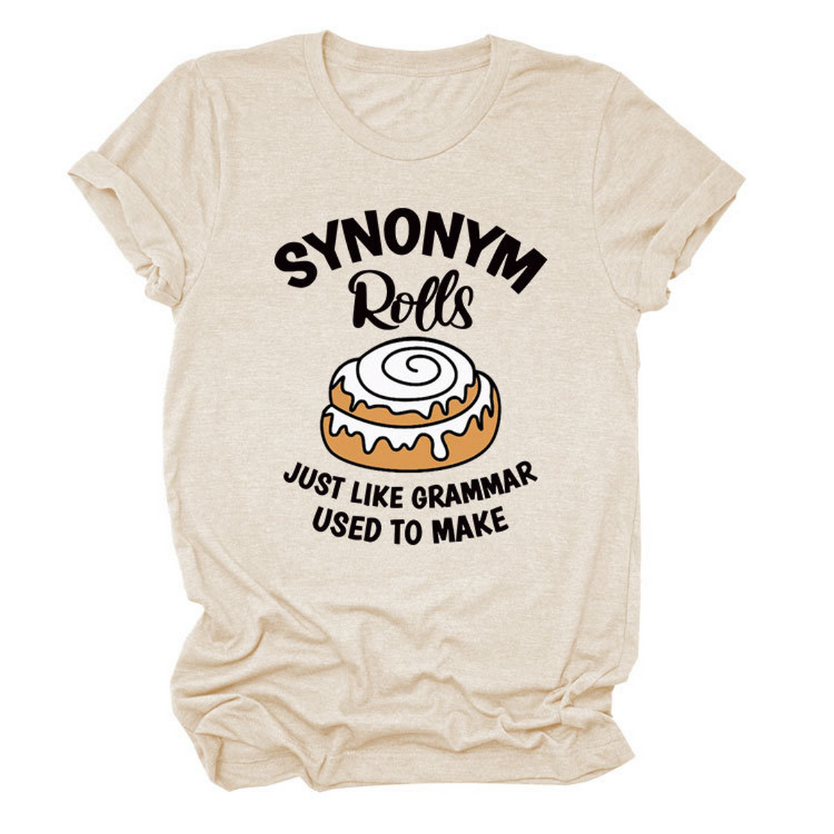 Loose Fit Women¡¯s T-Shirt with Cute Graphic