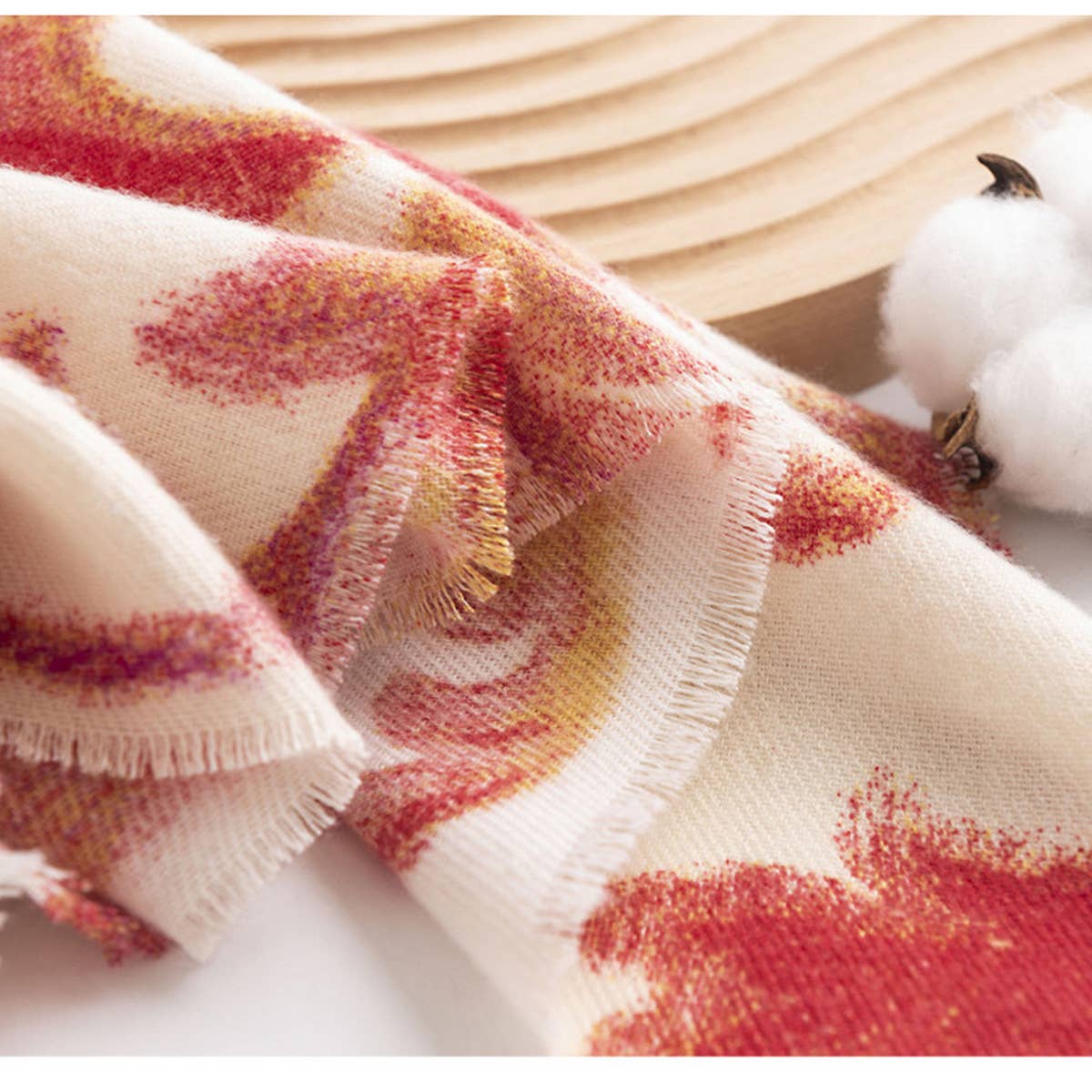 Elegant Print Scarf ? Faux Cashmere Winter Wrap