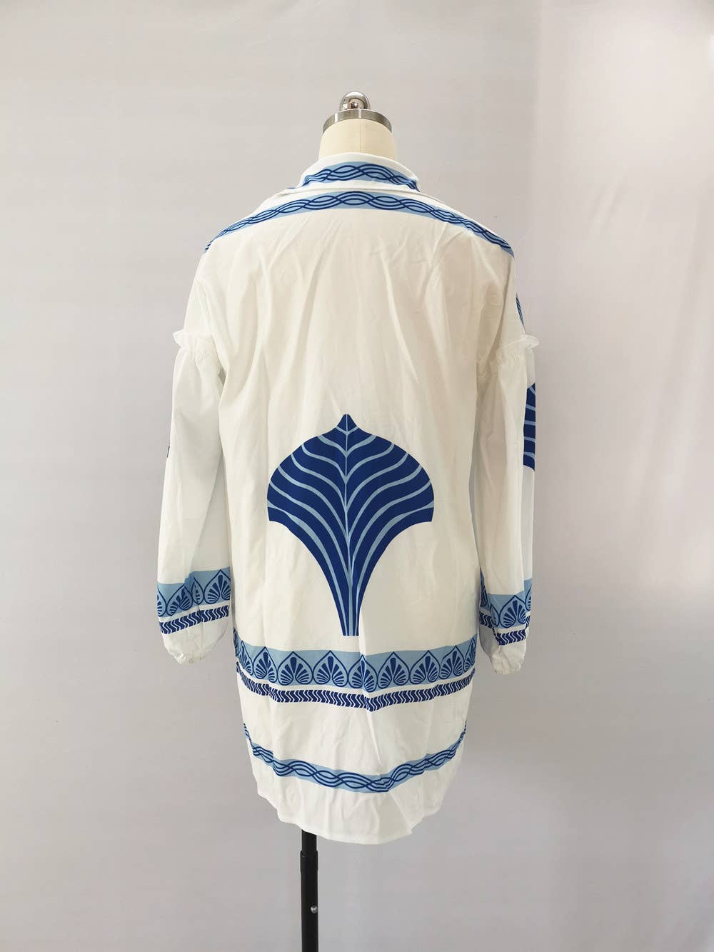 LOOSE HOLIDAY V-NECK CASUAL LONG SHIRT DRESS