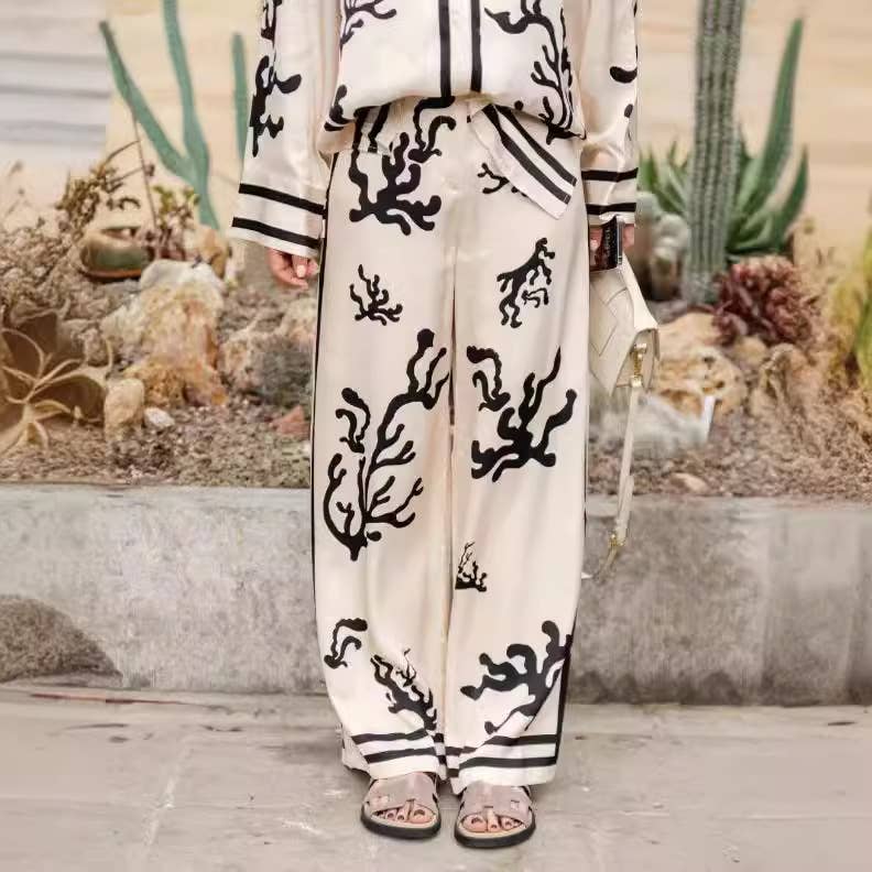 Personalized printed color matching loose suit