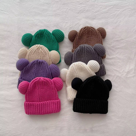 CUTE EARS CHILDREN'S FASHIONABLE WARM KNITTED HAT_CWAH2932