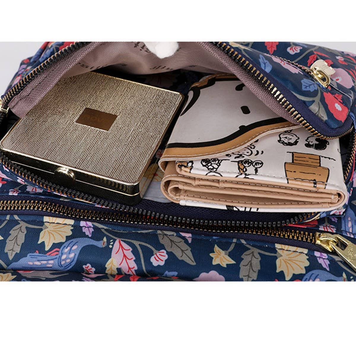 FASHION PRINTED NYLON SHOULDER CROSSBODY BAG_CWAB3526