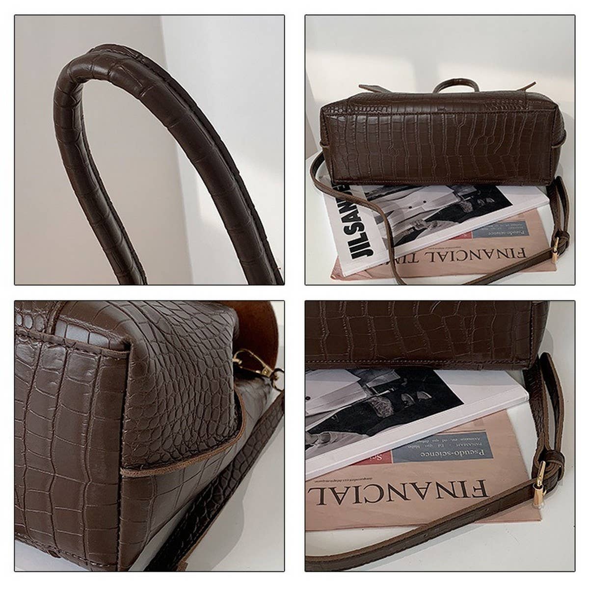 WOMEN LEATHER TOTE BAG SHOULDER BAG_CWAB1385