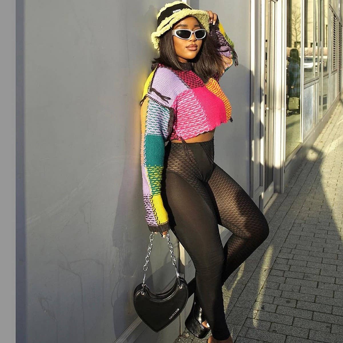 WOMENS HIGH WAISTED TIGHT PANTS LEGGINGS_CWBLP0525