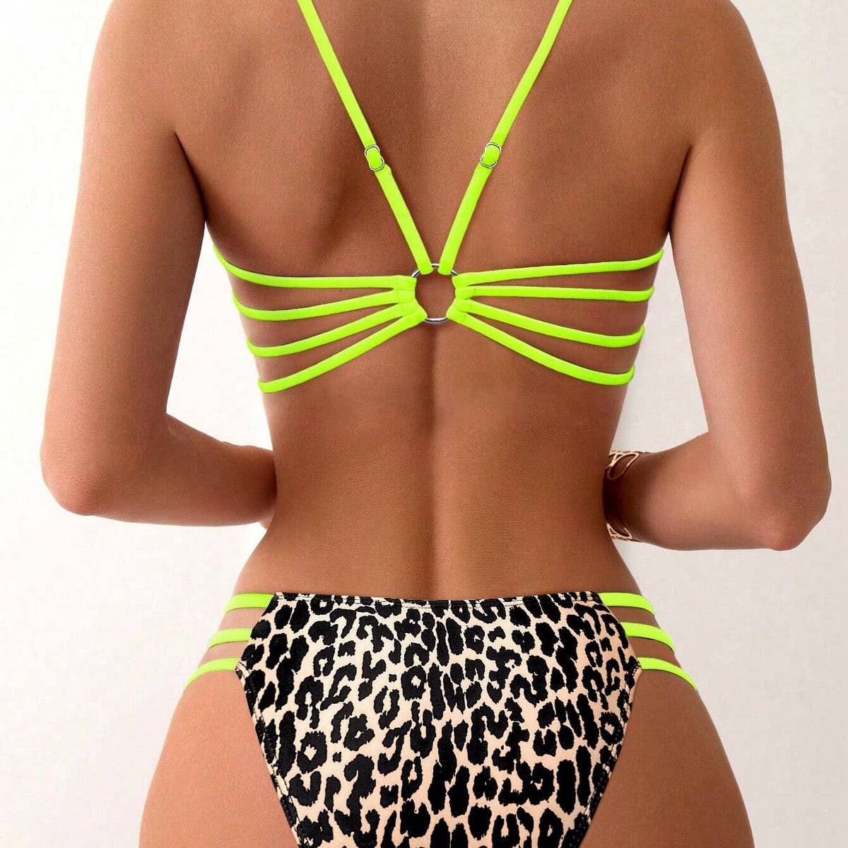 LEOPARD PRINT BIKINI SET - SEXY SWIMSUIT