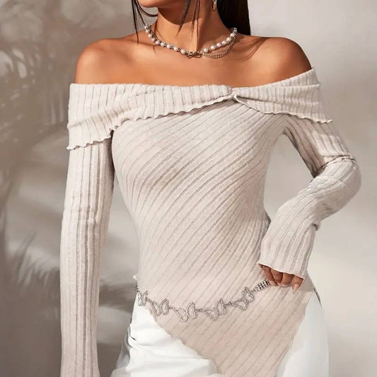 SOLID COLOR COLLAR WITH IRREGULAR HEM TOP