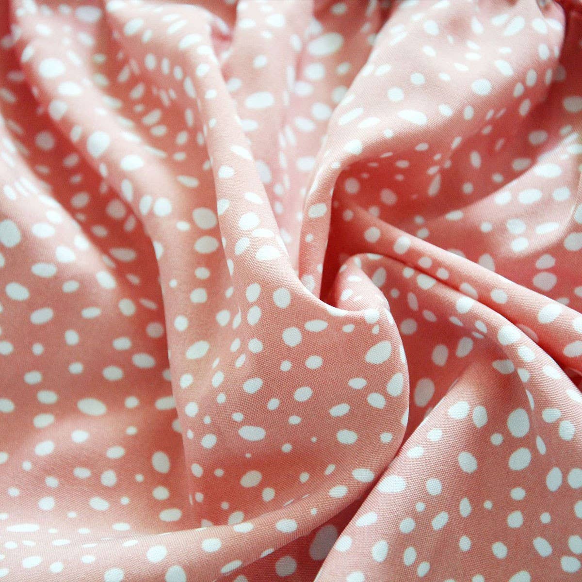 HIGH WAIST CHIFFON LONG SKIRT POLKA DOT SKIRT