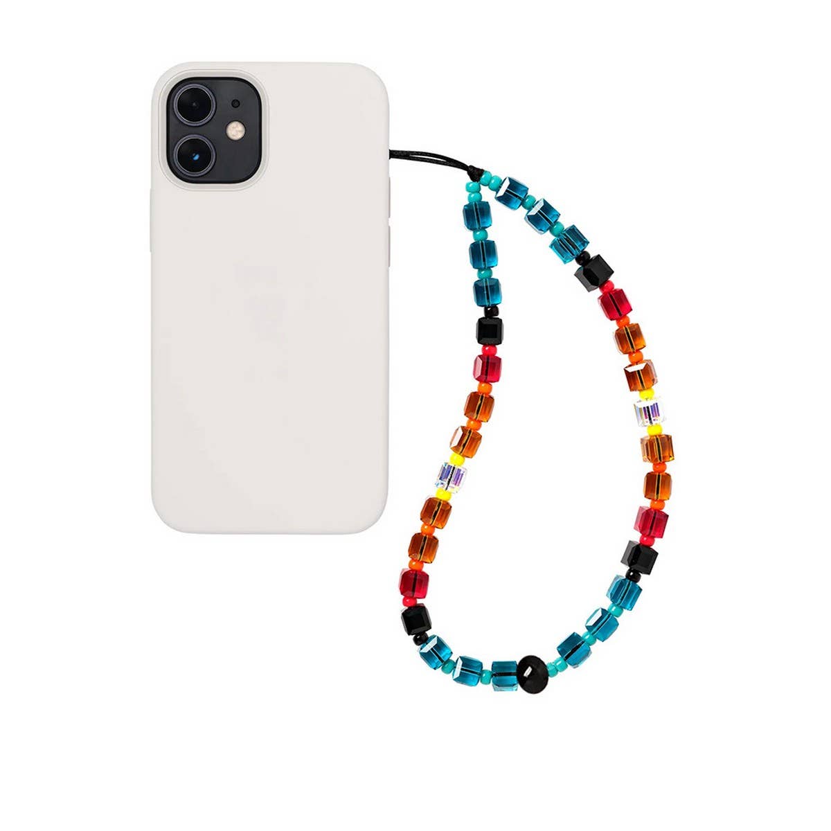 CWMM8718_RETRO HIGH-END SHORT BEADED MOBILE PHONE CHAIN