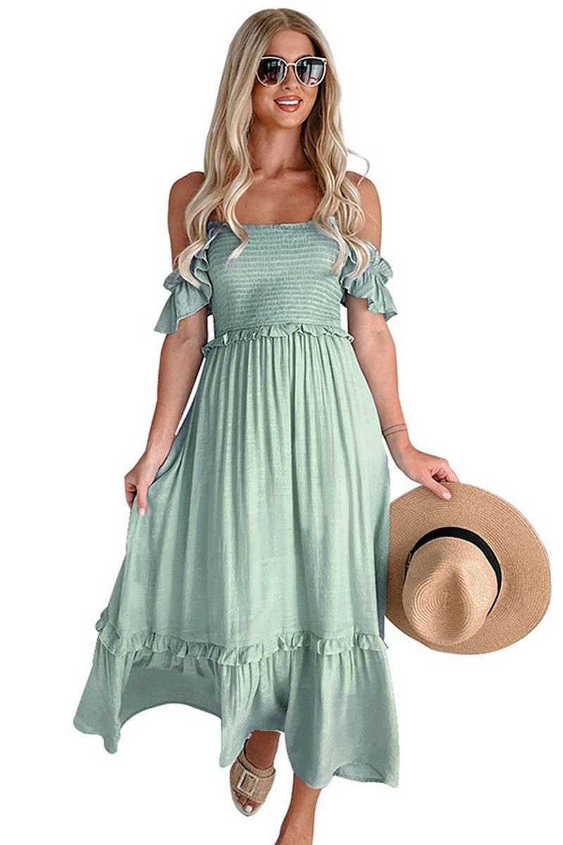 CWDMD2556_SOLID COLOR BACKLESS MIDI DRESS