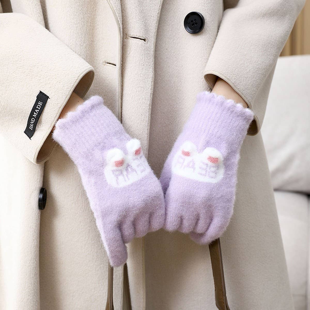 ANTI-PILLING AUTUMN AND WINTER TOUCH SCREEN GLOVES_CWAG0191