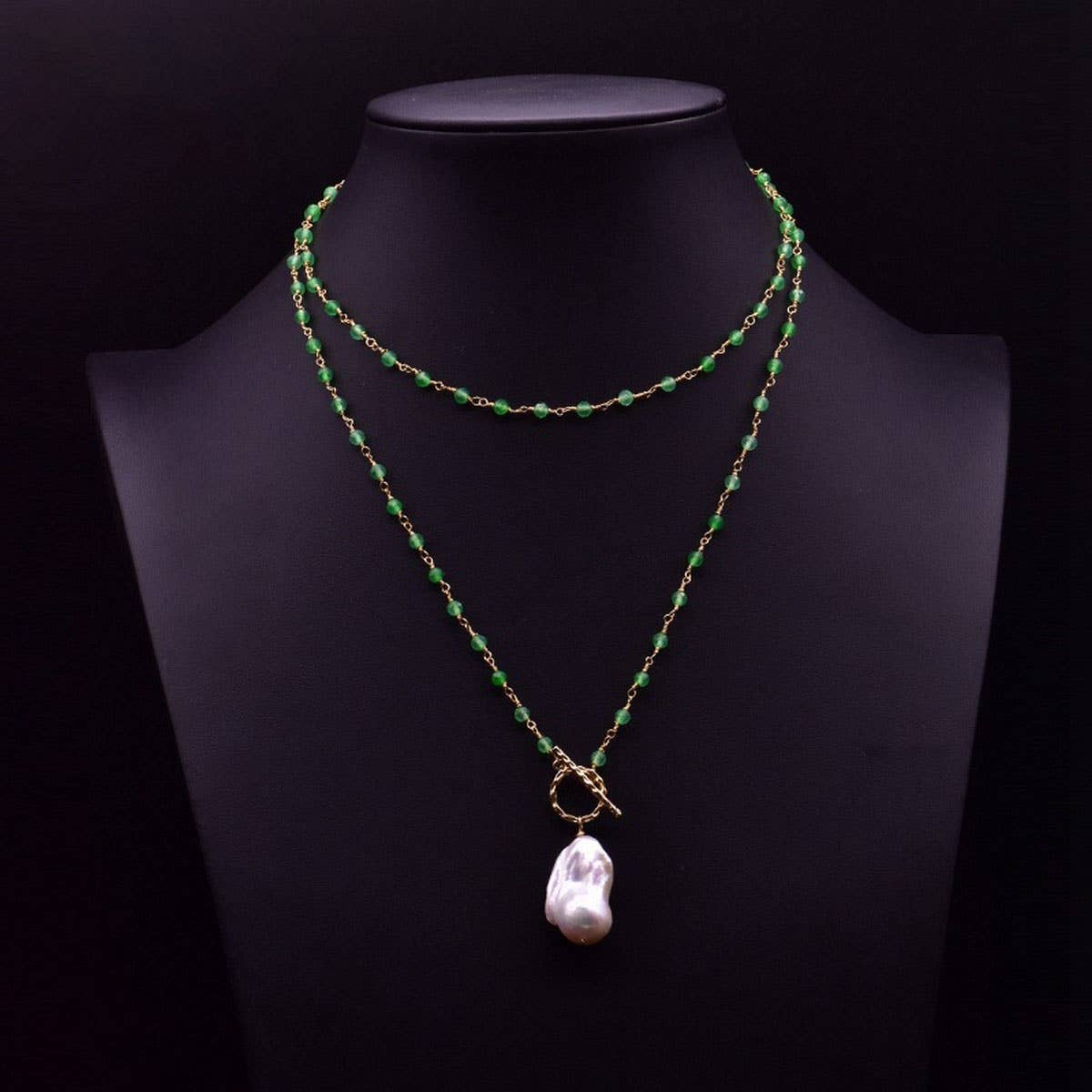 WOMEN'S VERSATILE DESIGN PEARL PENDANT NECKLACE