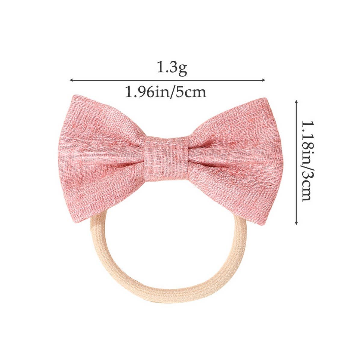 Double Bow Hair Clips Set with Pearls for Girls