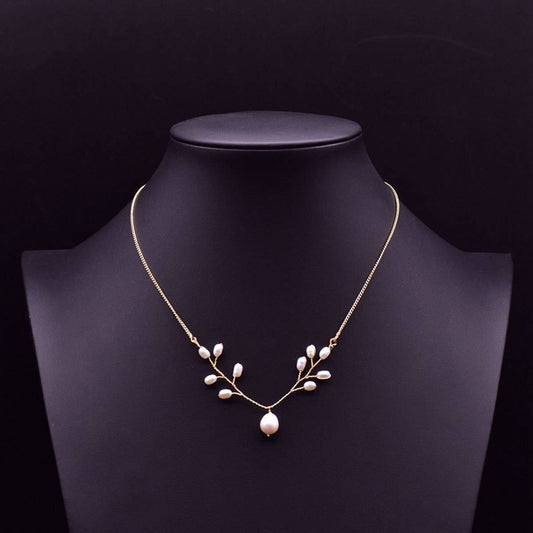 WOMEN'S NATURAL FRESHWATER PEARL NECKLACE