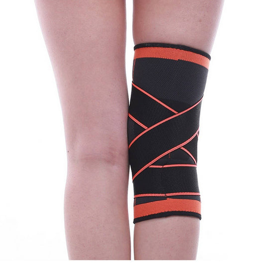 Athletic Knit Knee Brace with Compression Fit_CWMM7898