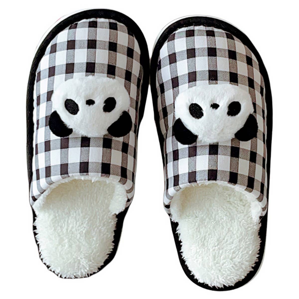 CUTE PANDA COTTON NON-SLIP SLIPPERS FOR WOMEN