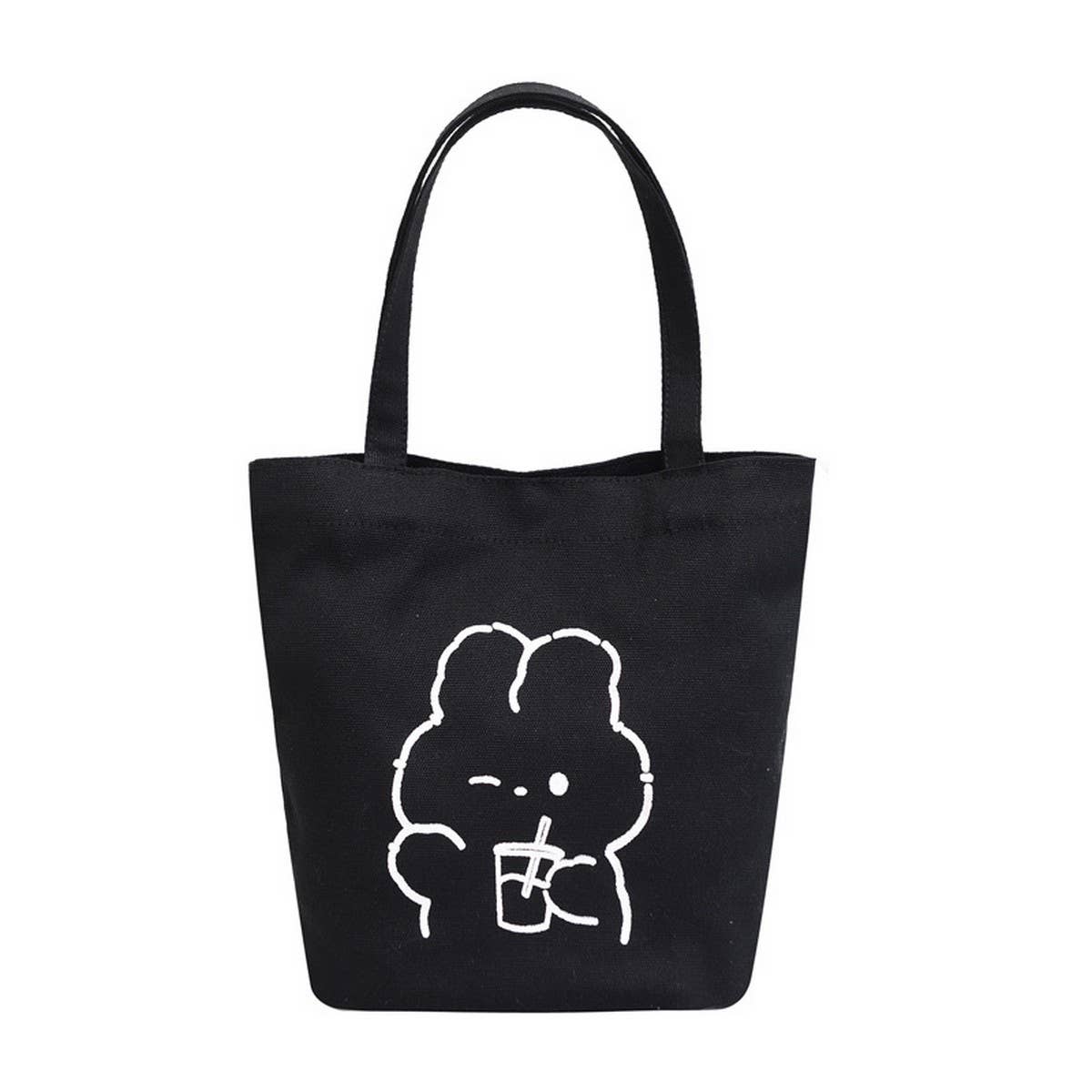 CUTE CARTOON RABBIT MINI TOTE BAG_CWAB1713