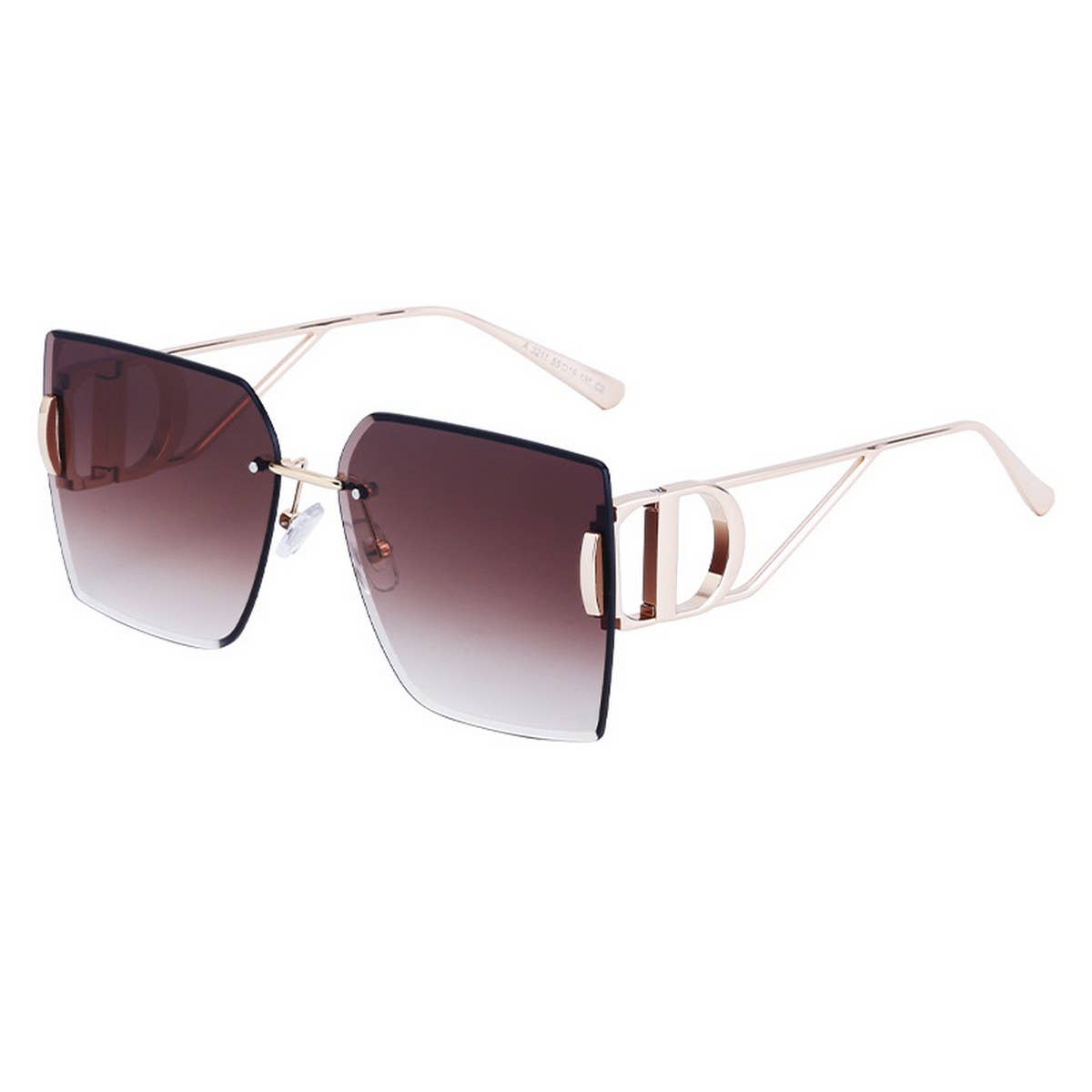FASHIONABLE DIAMOND-CUT FRAMELESS SUNGLASSES