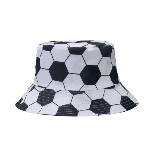 CASUAL DOUBLE-SIDED FOOTBALL PRINT BUCKET HAT_CWAH1560