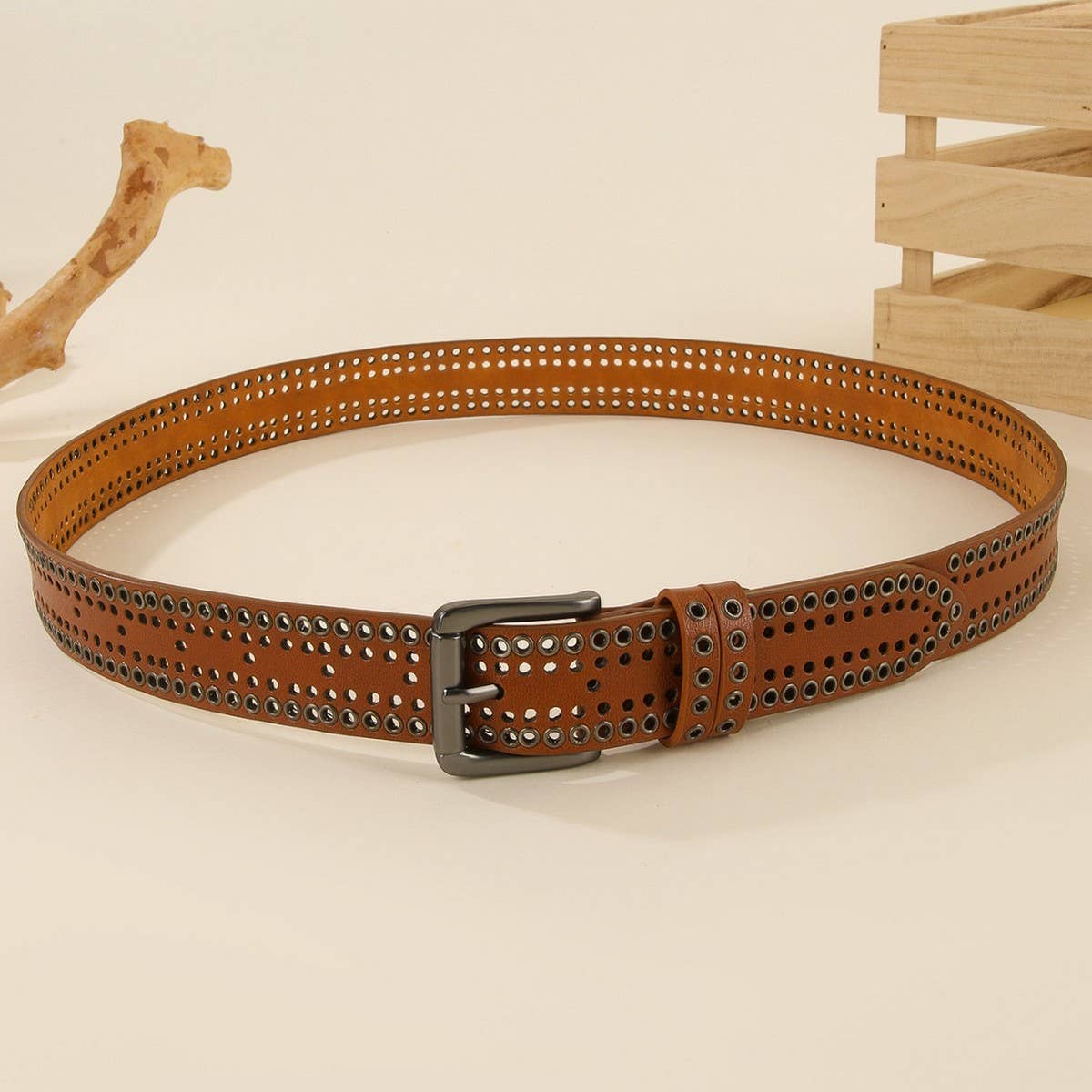 FASHION RETRO SQUARE BUCKLE BELT_CWMM3945