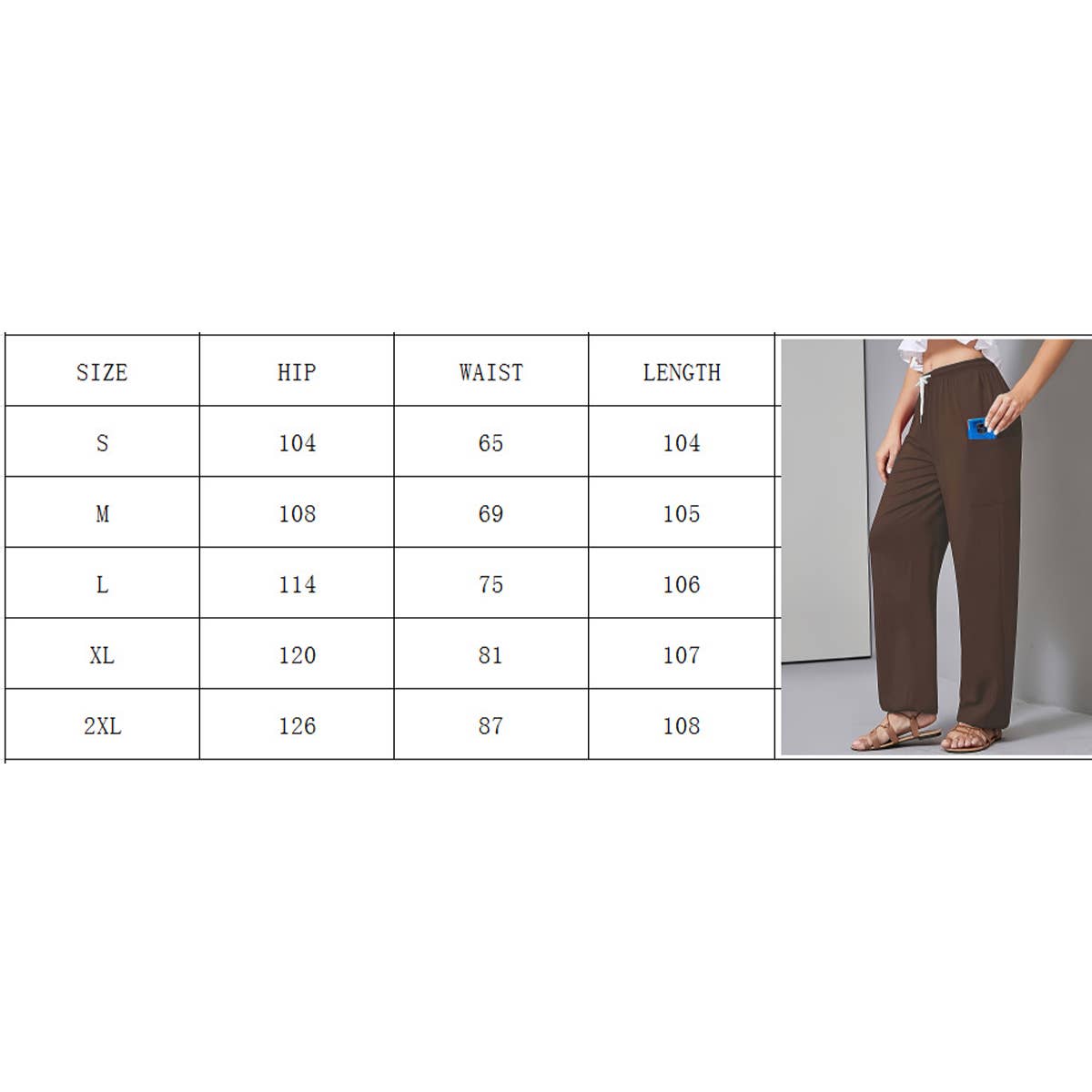ELASTIC BELT DRAWSTRING HIGH-WAISTED HAREM PANTS