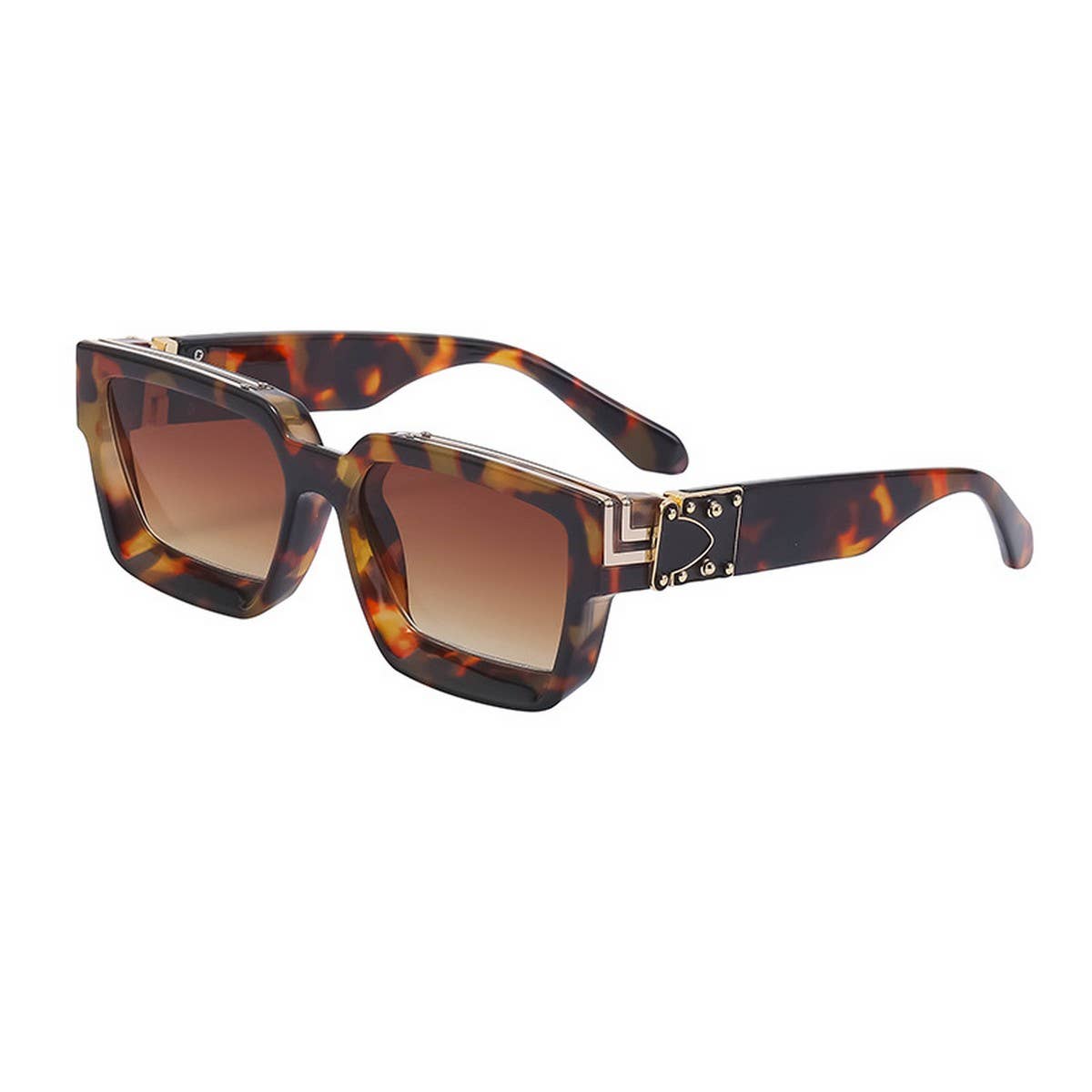 SUNGLASSES FASHION SQUARE FRAME SUNGLASSES GLASSES