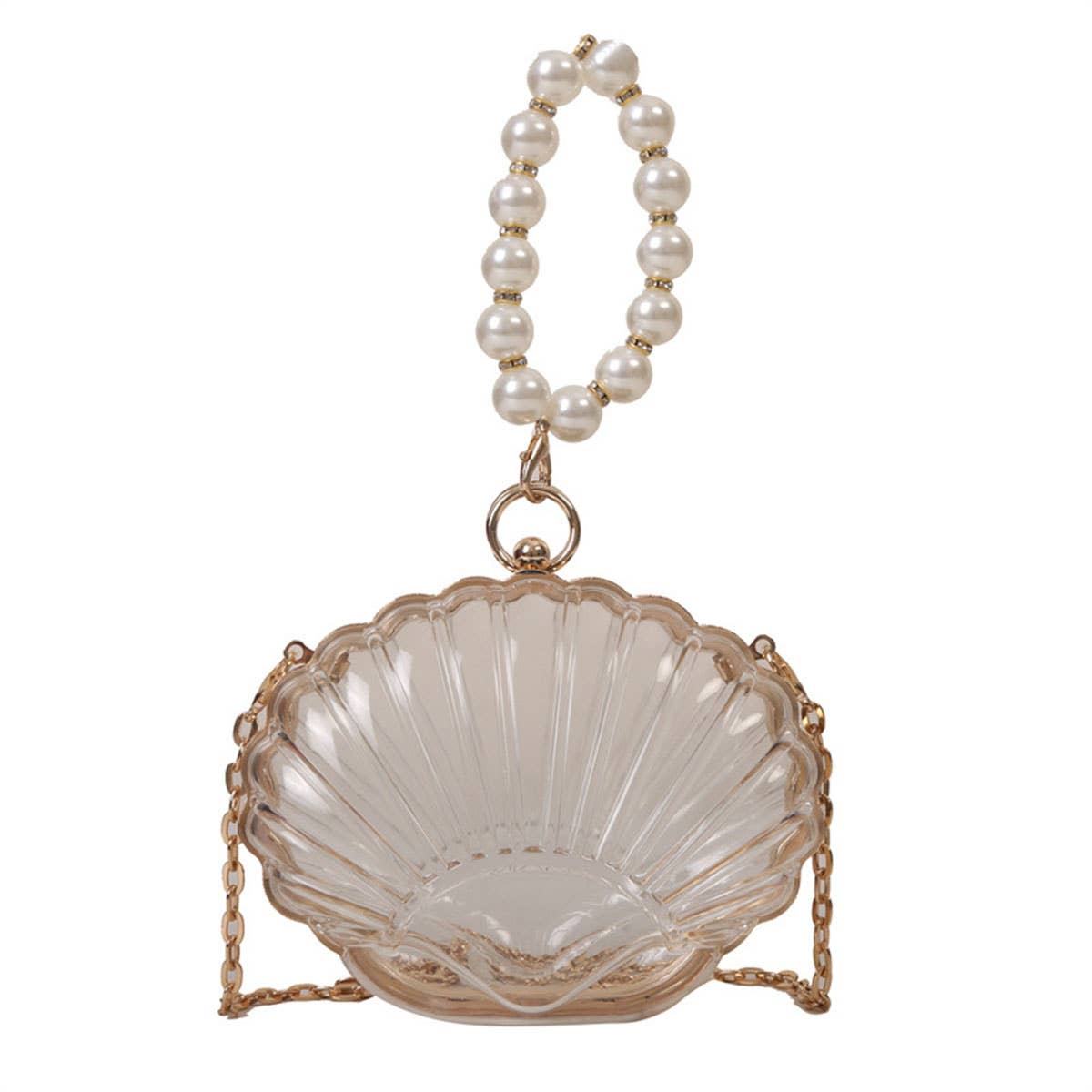 Fashionable pearl hand-held mouth red envelope