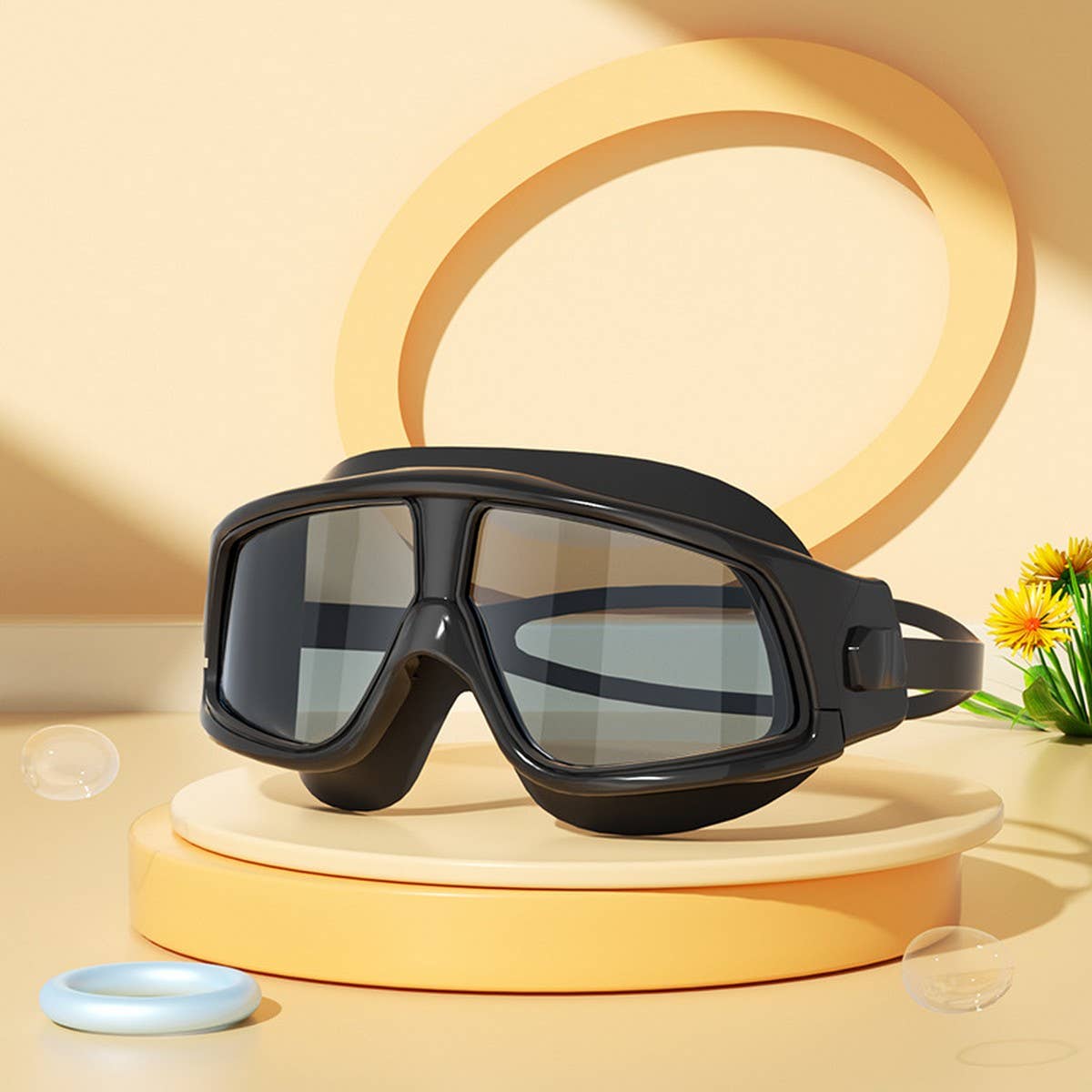 Adult HD Anti-Fog Prescription Swim Goggles_CWMM6631