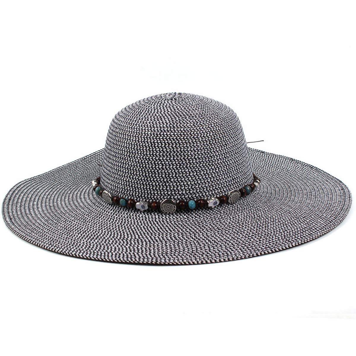 OUTDOOR LEISURE SUN PROTECTION DOME STRAW HAT_CWAH1205