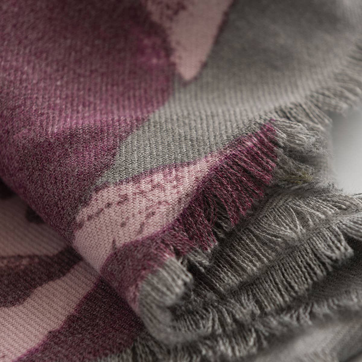 Vintage Boho Faux Cashmere Scarf for Women