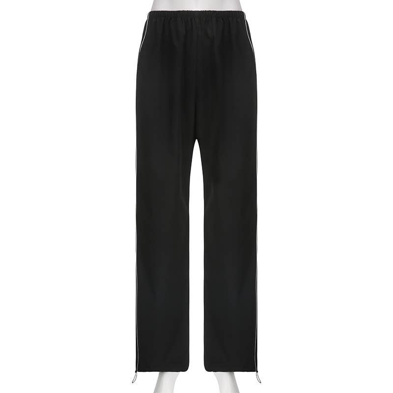 Loose striped hip-hop sportswear pants